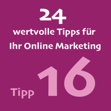 Tipp16 Onlinemarketing