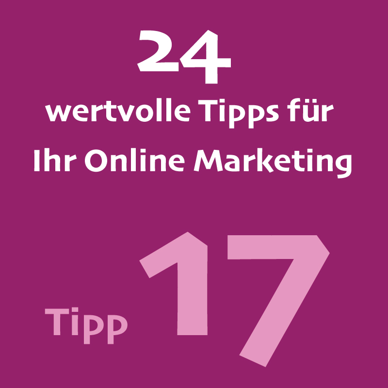 Tipp17 Onlinemarketing