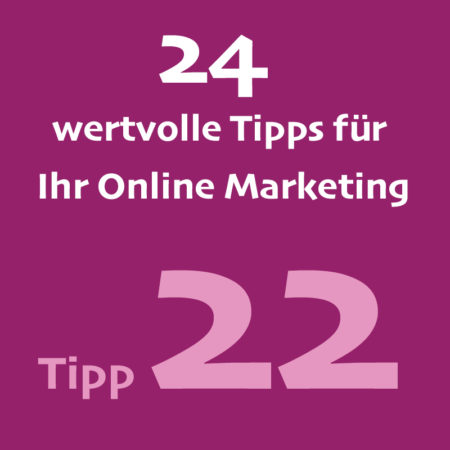 Tipp 22 – Lassen Sie sich coachen