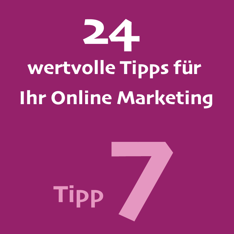 Tipp7 Onlinemarketing