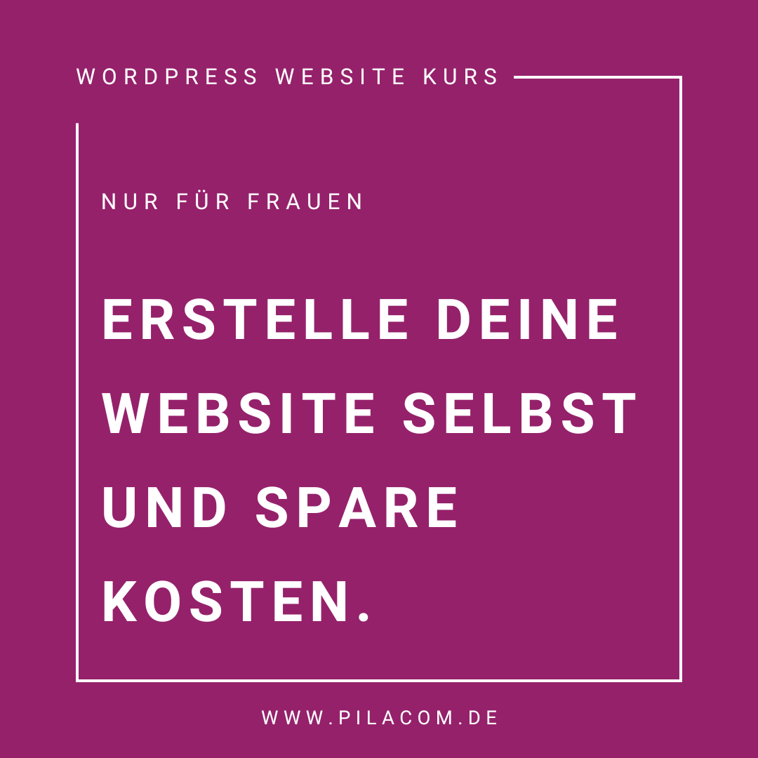 website selbst erstellen